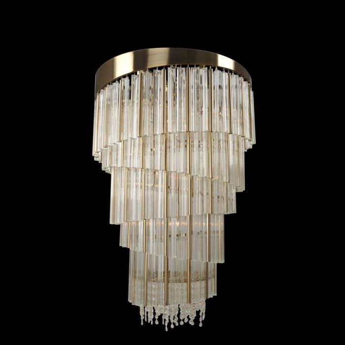 EspiraliPendant Light in Brushed Champagne Gold