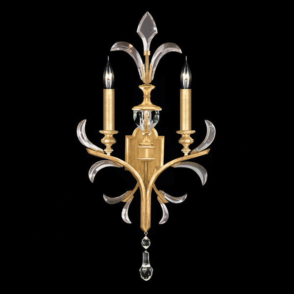 Wall Sconce, 2-Light, Gold Leaf, 32"H (704850-SF3 NJ0K)