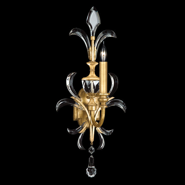 Wall Sconce, 1-Light, Gold Leaf, 29"H (704950-SF3 NJ0M)