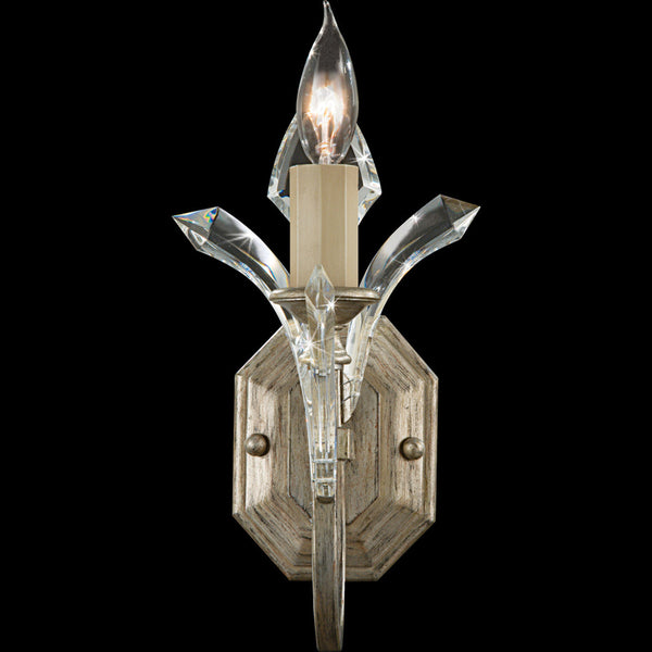 Wall Sconce, 1-Light, Silver Leaf, 13"H (705050ST 6EML)