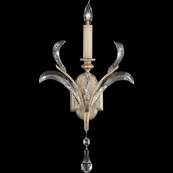 Wall Sconce, 1-Light, Silver Leaf, 25"H (705150ST 6EMM)