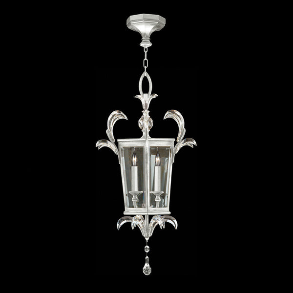 Pendant, Square, 3-Light, Silver Leaf, 22"W (705440-SF4 NJ0V)