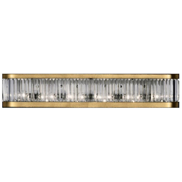 Wall Sconce, 6-Light, Gold Leaf, Multi-faceted  Panels, 7"H (706650-2ST GJM8)