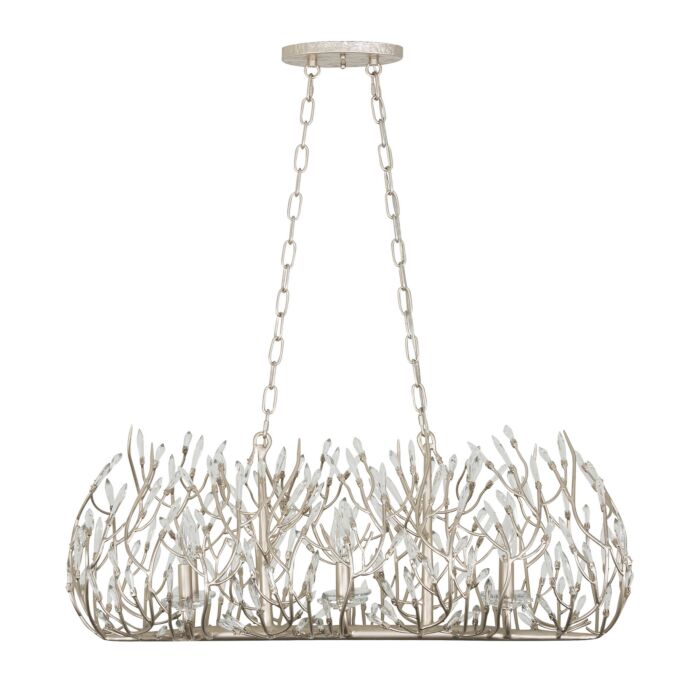 Bask 6-Light Linear Pendant in Gold Dust