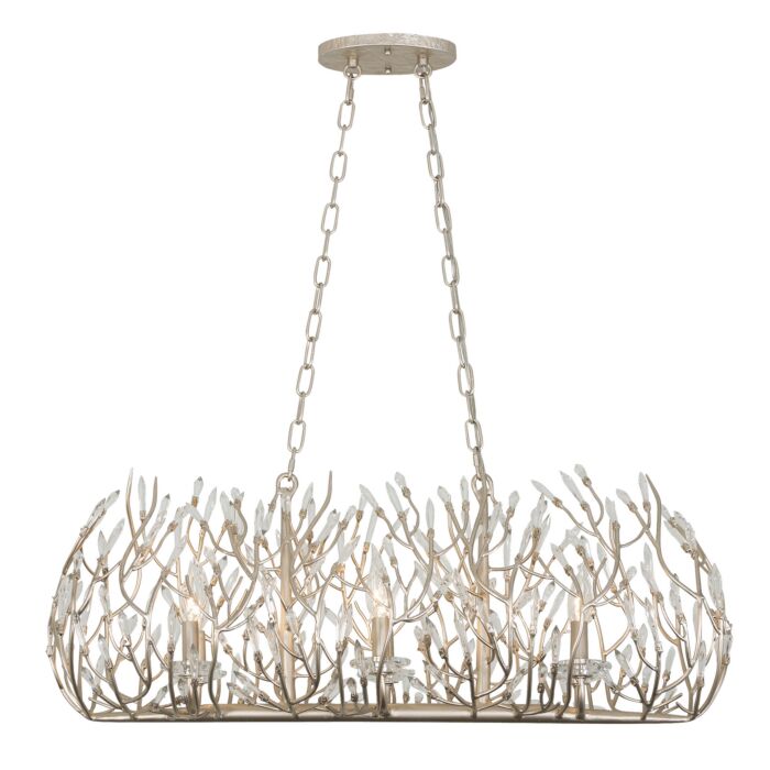 Bask 6-Light Linear Pendant in Gold Dust