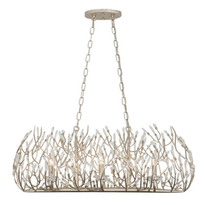 Bask 6-Light Linear Pendant in Gold Dust