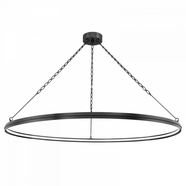 Chandelier, 1-Light, LED, Old Bronze, 56"W (7156-Ob A8M4V)