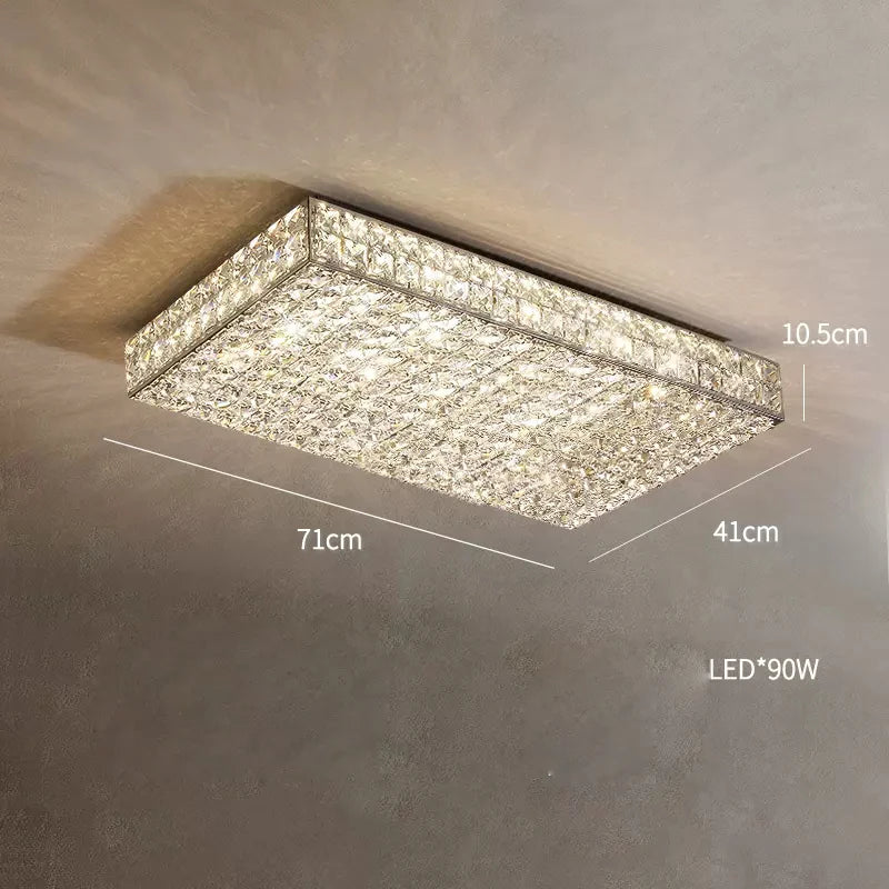 Bacci Clear Crystal Light Fixture