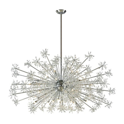 Snowburst 30-Light Chandelier in Polished Chrome