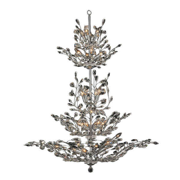 Corp Aspen Polished Chrome Twenty-Six Light Chandelier