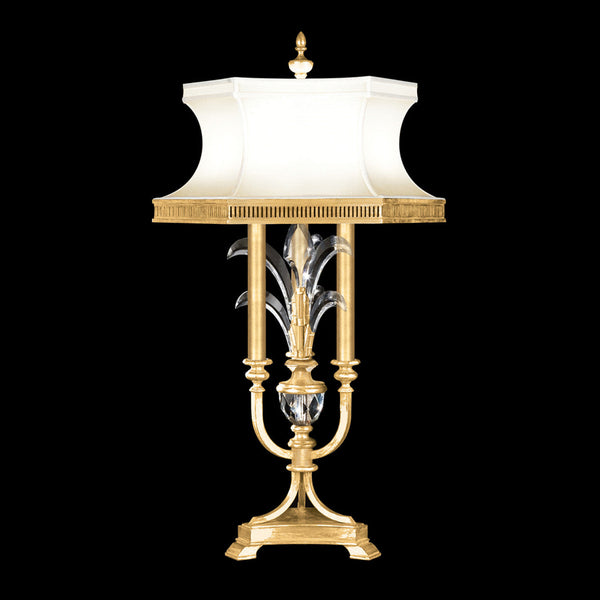 Table Lamp, 3-Light, Gold Leaf, 37"H (738210-SF3 NJ18)