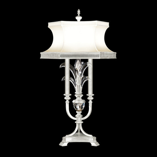 Table Lamp, 3-Light, Silver Leaf, 37"H (738210-SF4 NJ19)