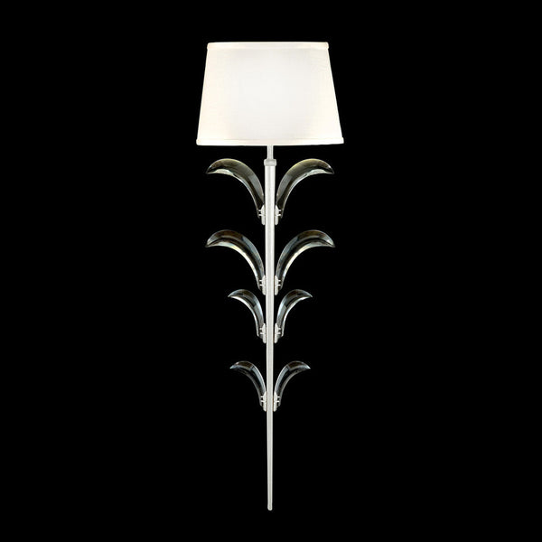 Wall Sconce, 1-Light, Silver Leaf, 28"H (738450-SF4 NJ1C)