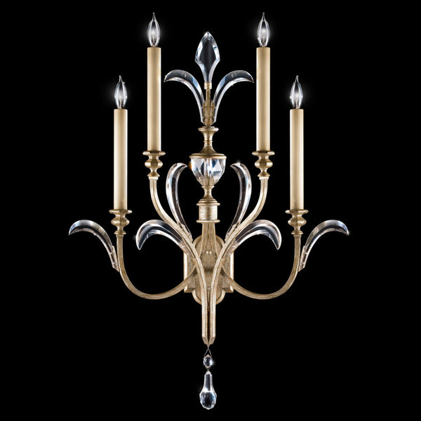 Wall Sconce, 4-Light, Silver, 36"H (738650ST 99E2)