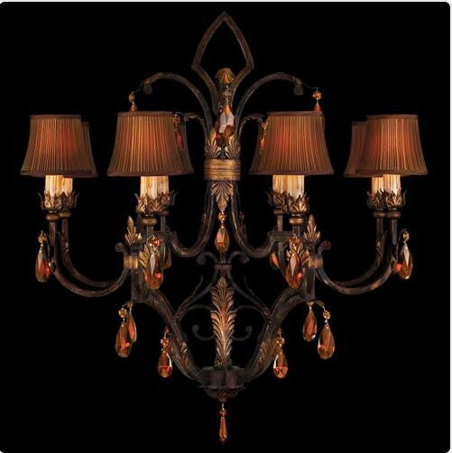 Eight-Light Chandelier in Bronzed Sienna Finish