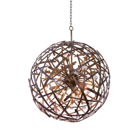 Ambassador 24-Light Pendant in Copper Patina