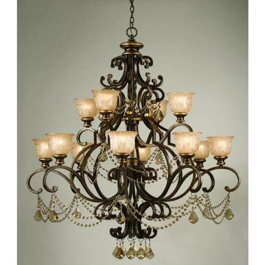 Norwalk 12-Light 1Chandelier in Bronze Umber