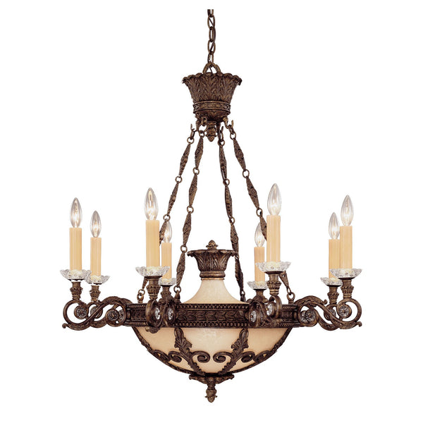 Eight-Light Chandelier