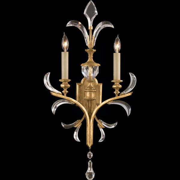 Wall Sconce, 2-Light, Gold Leaf, 32"H (760750ST 9AD6)