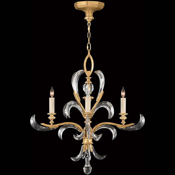 Chandelier, Round, 4-Light, Gold, 28"W (760840ST 9AD7)