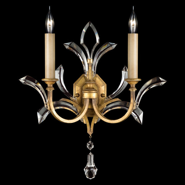 Wall Sconce, 2-Light, Gold Leaf, 22"H (761350ST 9ADA)