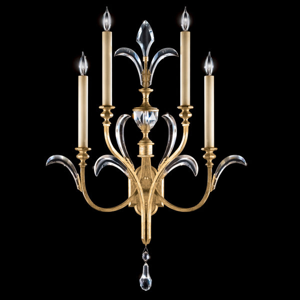 Wall Sconce, 4-Light, Gold Leaf, 36"H (762550ST 9ADL)