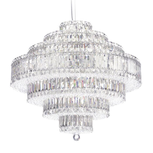 Plaza 31-Light 3Pendant in Stainless Steel