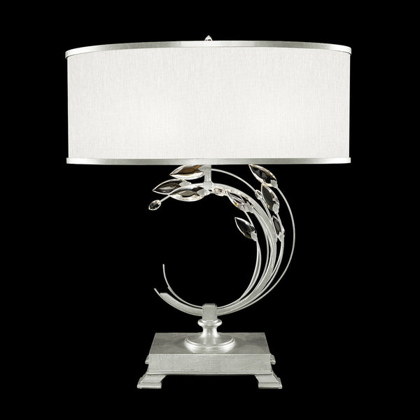 Table Lamp, 1-Light, Silver Leaf, Faceted  Leaves, 31"H (771510-SF41 NJYY)