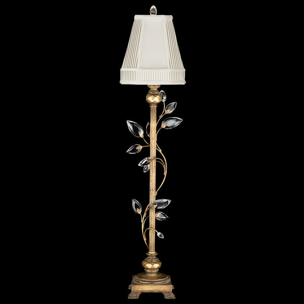 Console Lamp, 1-Light, Gold Leaf, Faceted  Leaves, 37"H (775715ST KGCU)