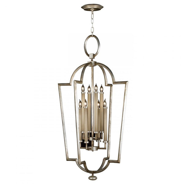 Pendant, Round, 8-Light, Silver, 28"W (780440ST 9FAE)