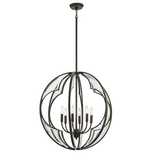 Montavello 6-Light Chandelier in Olde Bronze