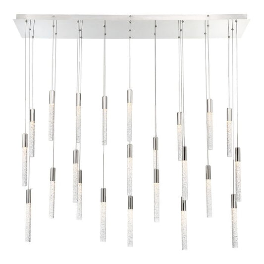 Magic 23-Light LED Pendant in Polished Nickel