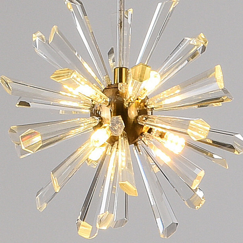 Glass Dandelions Fireworks Flower Three Step Dimming Nordic Pendant Lights