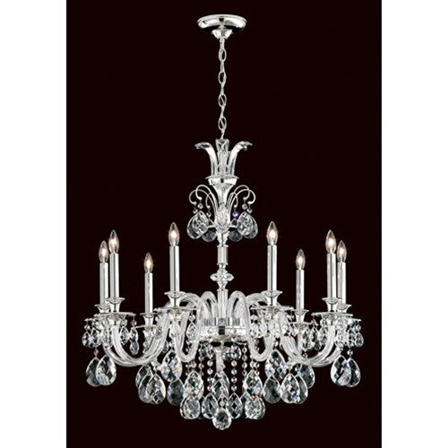 Rivington Etruscan Gold 9-Light Chandelier with Clear Heritage Crystal