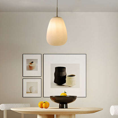 Rituals White Glass Pendant Light