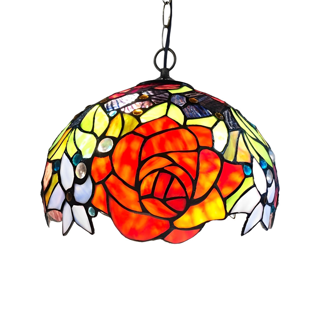 Handmade Welding Baroque Colorful Glass European Style Chandelier Lamp