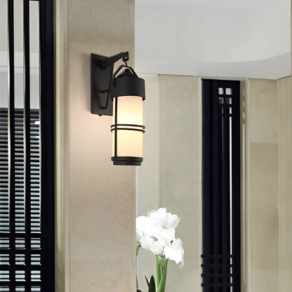 Country Retro Waterproof Black American-style Wall Lamp Exterior Lights