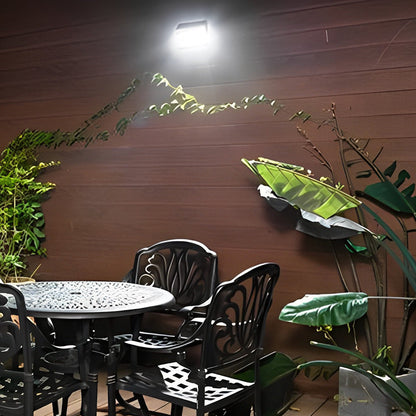 Rectangular Waterproof LED Motion Sensor Solar Wall Lights Outdoor Wall Lamp