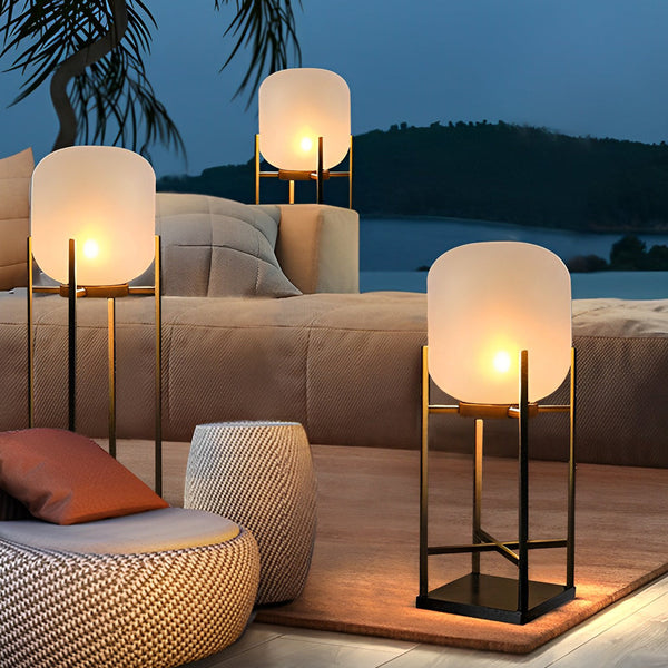 Lantern LED Outdoor Floor Lamp