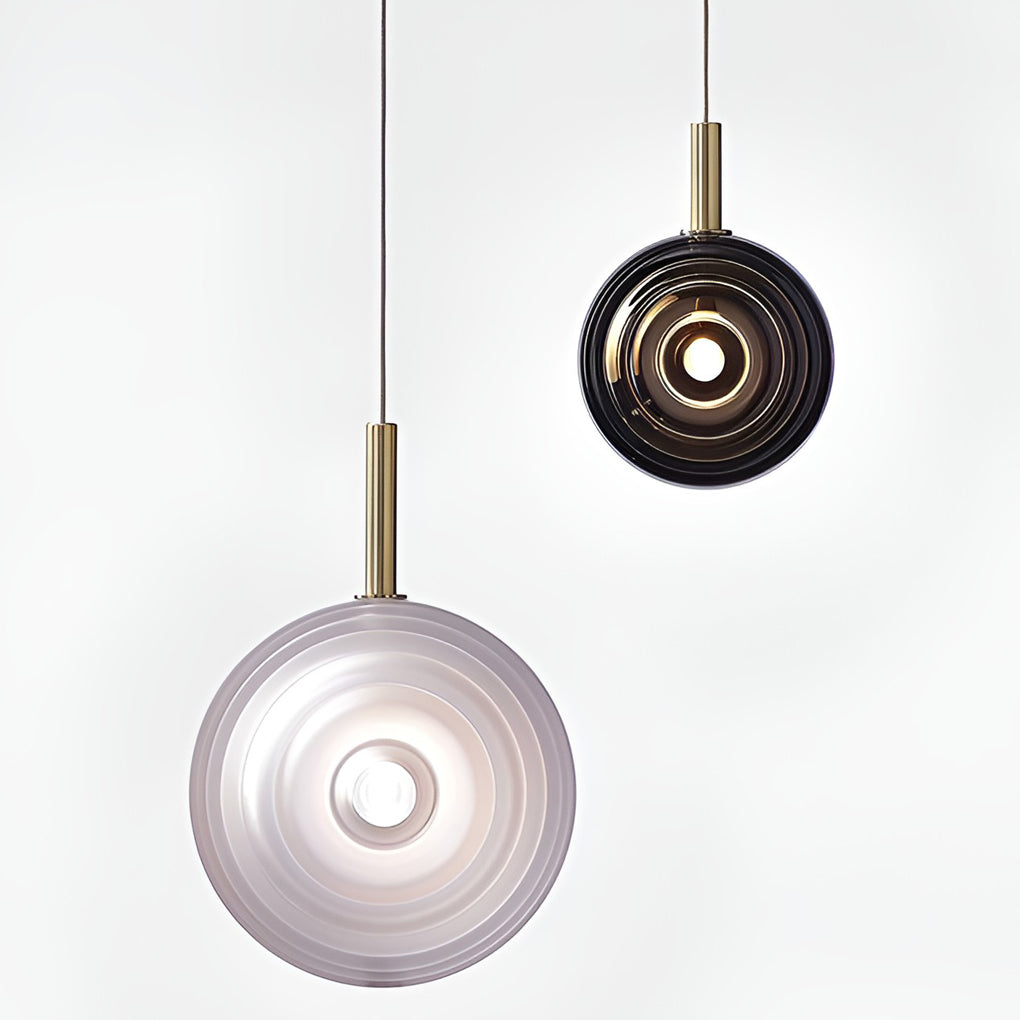 Creative Glass Round Modern Kitchen Island Lighting Pendant Light