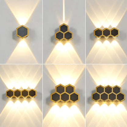 Beehive-shaped LED Up and Down Lights Waterproof Modern Wall Washer Light