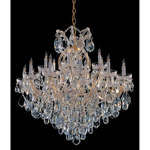 Maria Theresa Gold Nineteen-Light Crystal Chandelier