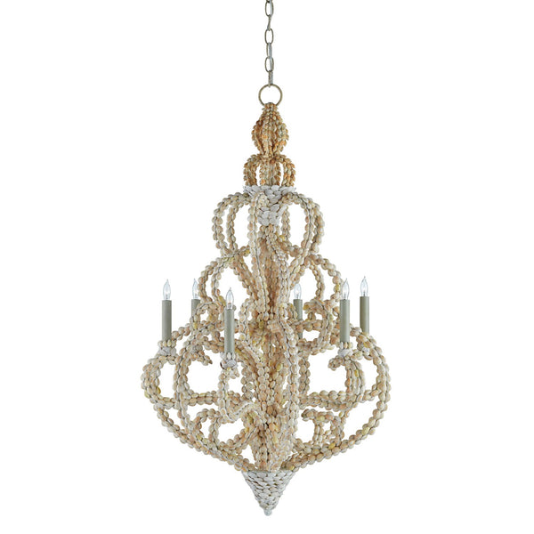 Natural Iron Six-Light Chandelier