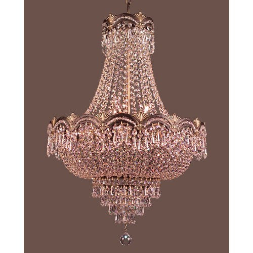 Regency II Roman Bronze Three-Light Chandelier