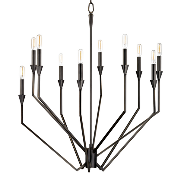 Chandelier, 10-Light, Old Bronze, 30"W (8510-OB 9ZCA8)