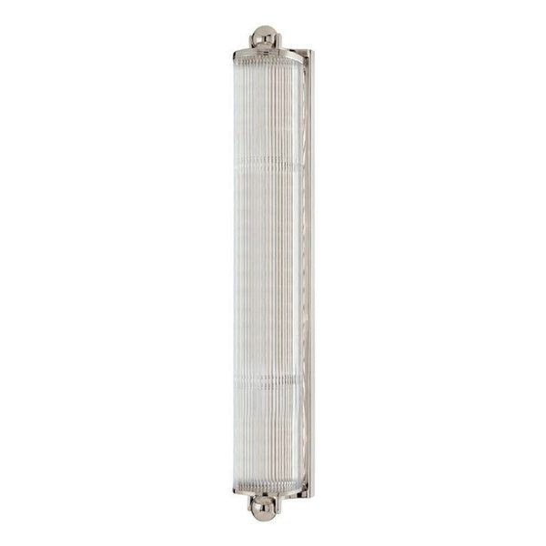 Bath Vanity Light, 4-Light, Polished Nickel, Clear Shade, 4.75"W (853-PN M9YN)