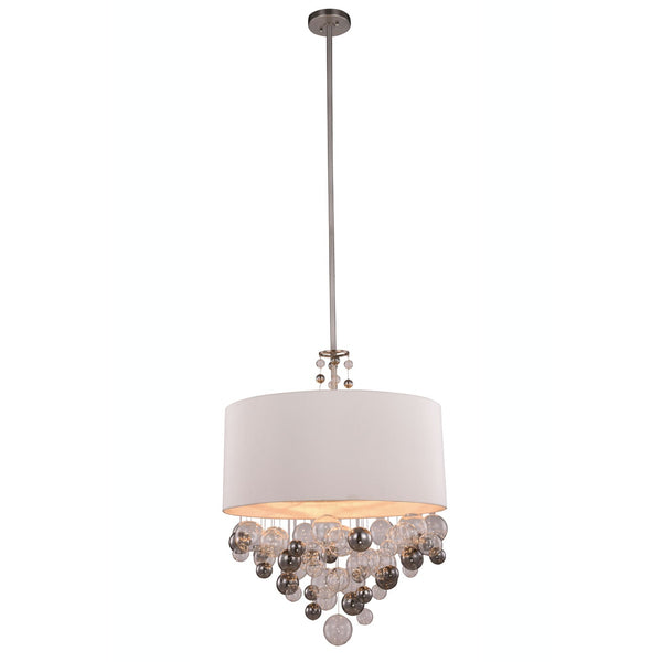 Milan Vintage Nickel Four-Light Pendant