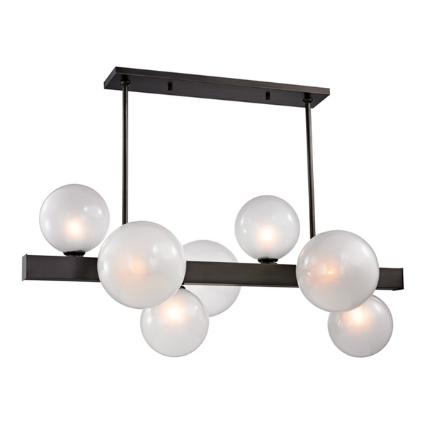 Linear Chandelier, 7-Light, Old Bronze, 43.5"W (8717-OB 9ZG5T)