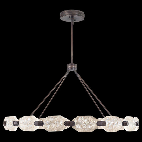 Pendant, Round, 32-Light, LED, Bronze, 48.5"W (873140-3ST GHP5)