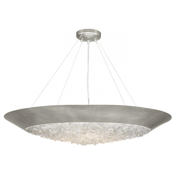 Pendant, Round, 3-Light, Silver, 32"W (876440ST GGNP)